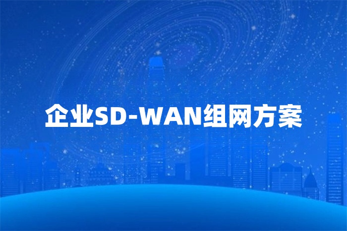 企业SD-WAN组网方案