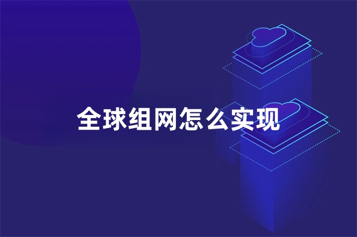 全球组网怎么实现